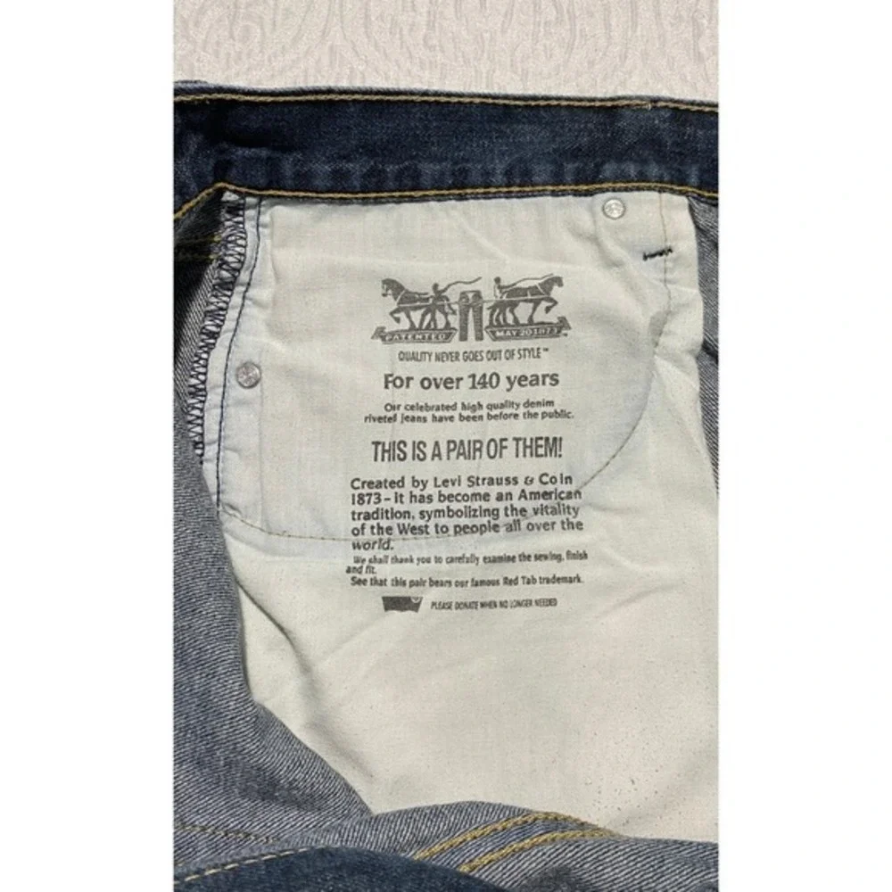 Levi's 559 Relaxed Straight Fit‎ Jeans Men's 38×34 Blue Denim Classic
